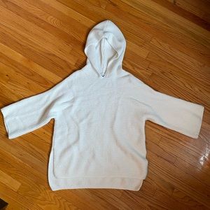 White Mid Length Sleeve Hoodie Old Navy